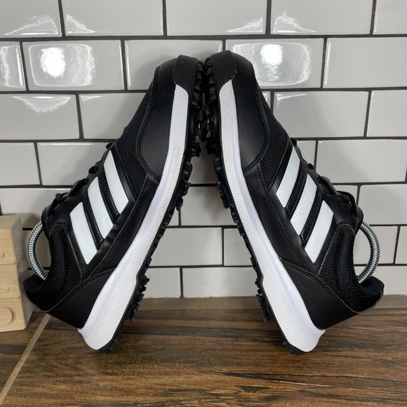 adidas Tech Response 2.0 Mens Sz 8.5 Golf Shoes Black White Spiked Sneakers main image 4